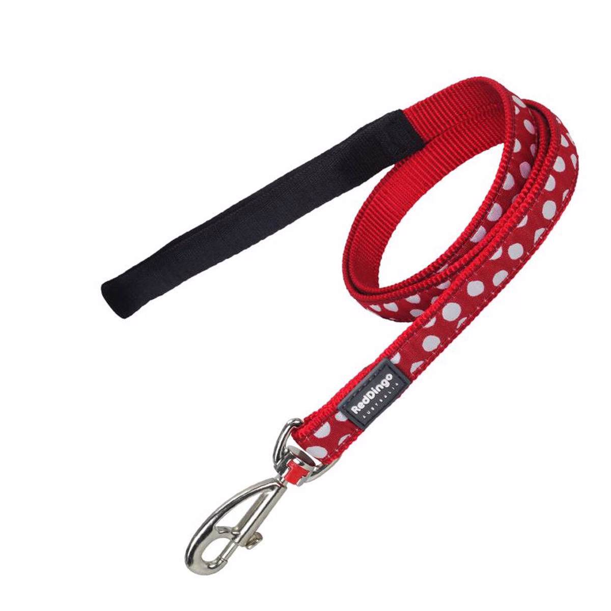 Correa para Perro Red Dingo Lunares Rojo