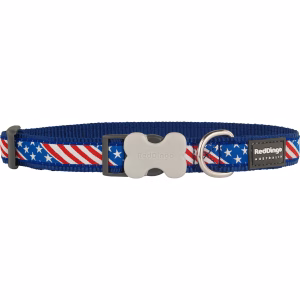 Collar para Perro Red Dingo US Flag|Collar para Perro Red Dingo US Flag|Collar para Perro Red Dingo US Flag