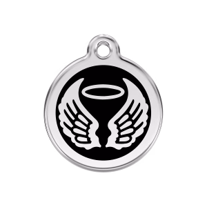 Placa ID Alas de Ángel Personalizable