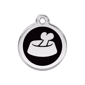 Placa ID Hueso en Cuenco Personalizable