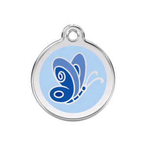 Placa ID Mariposa Personalizable