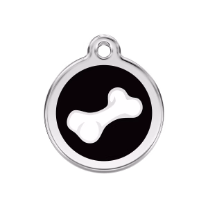 Placa ID Hueso Cómic Personalizable