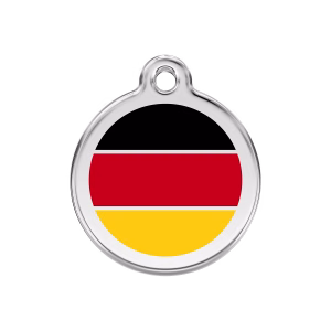 Placa ID Bandera Alemana Personalizable