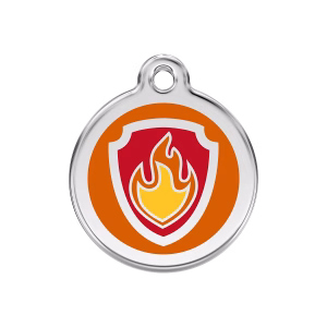 Placa ID Patrulla Canina Marshall Personalizable