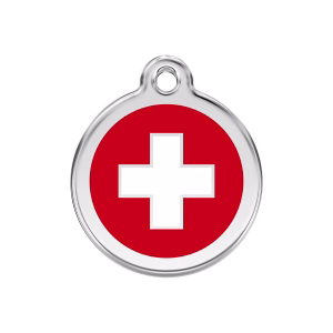 Placa ID Bandera Suiza Personalizable