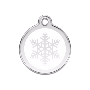 Placa ID Copo de Nieve Personalizable