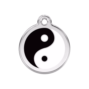 Placa ID Yin Yang Personalizable