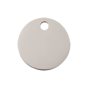 Placa ID Círculo Personalizable Liso