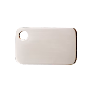 Placa ID Rectángulo Personalizable Liso