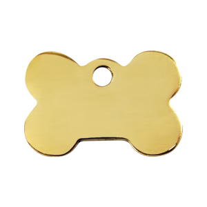 Placa ID Hueso Personalizable Latón