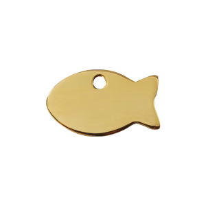 Placa ID Pez Personalizable Latón