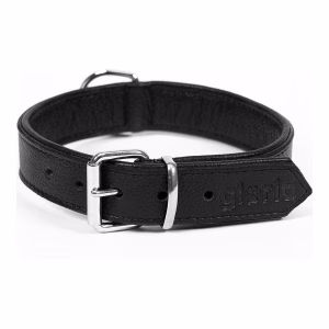 Collar para Perro de Piel Negro Drymilled Gloria