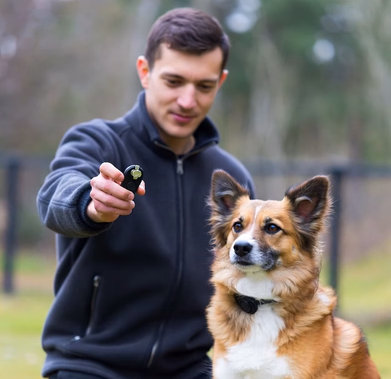 Adiestramiento con clicker para perros