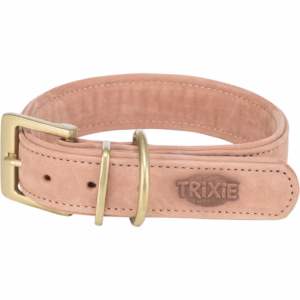Collar Pure de piel nobuk extra ancho Trixie